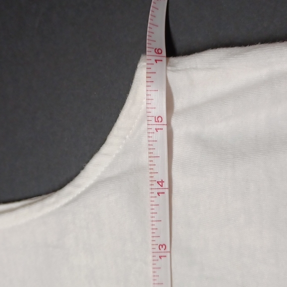 J Jill sleeveless tank with fringed bottom. sleeveless white size small - Picture 4 of 7